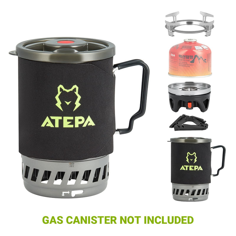 Load image into Gallery viewer, ATEPA TREKKER Backpacking Cooking System 900ml