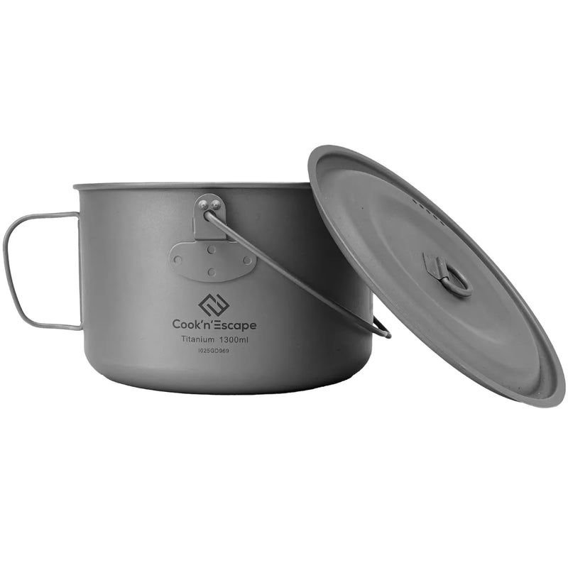 Load image into Gallery viewer, Cook'n'Escape 1300ml Titanium Hanging Pot