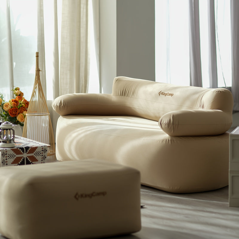 Load image into Gallery viewer, KingCamp Double Inflatable Sofa with Foot Pump