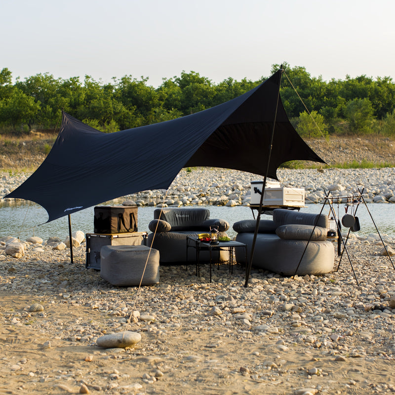 Load image into Gallery viewer, KingCamp Inflatable Loveseat With Foot Pump