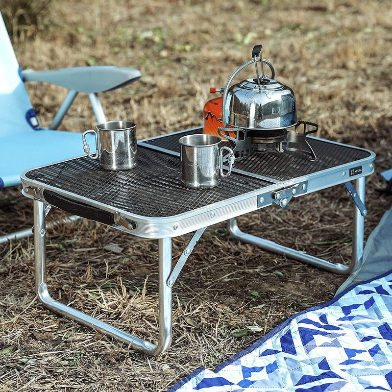 Load image into Gallery viewer, ATEPA Steel Mesh Table Portable Camping Table