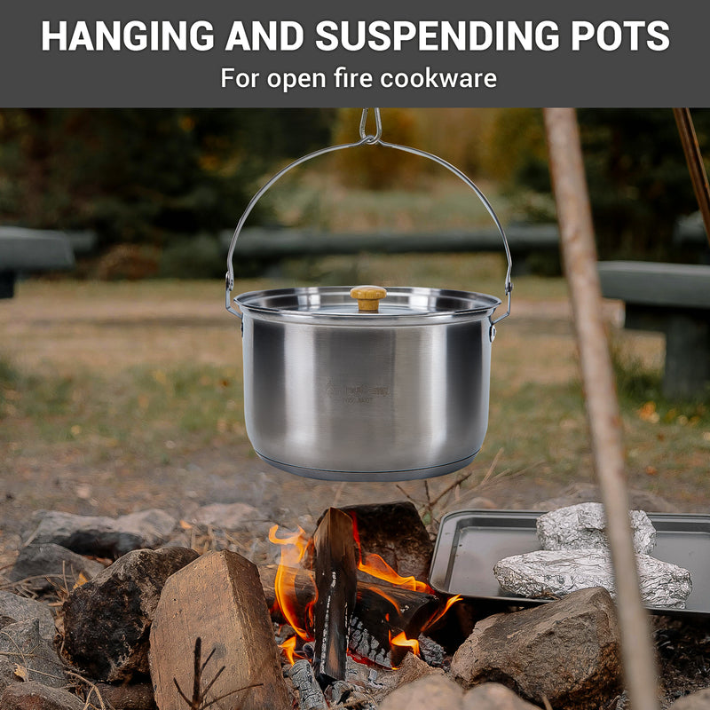 Load image into Gallery viewer, KingCamp Stainless Steel Cookware Set