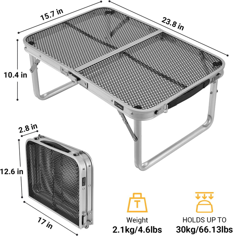 Load image into Gallery viewer, ATEPA Steel Mesh Table Portable Camping Table