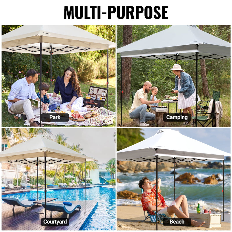 Load image into Gallery viewer, FUNDANGO 10x10ft Pop Up Outdoor Canopy Tent Sun Shelter Tent
