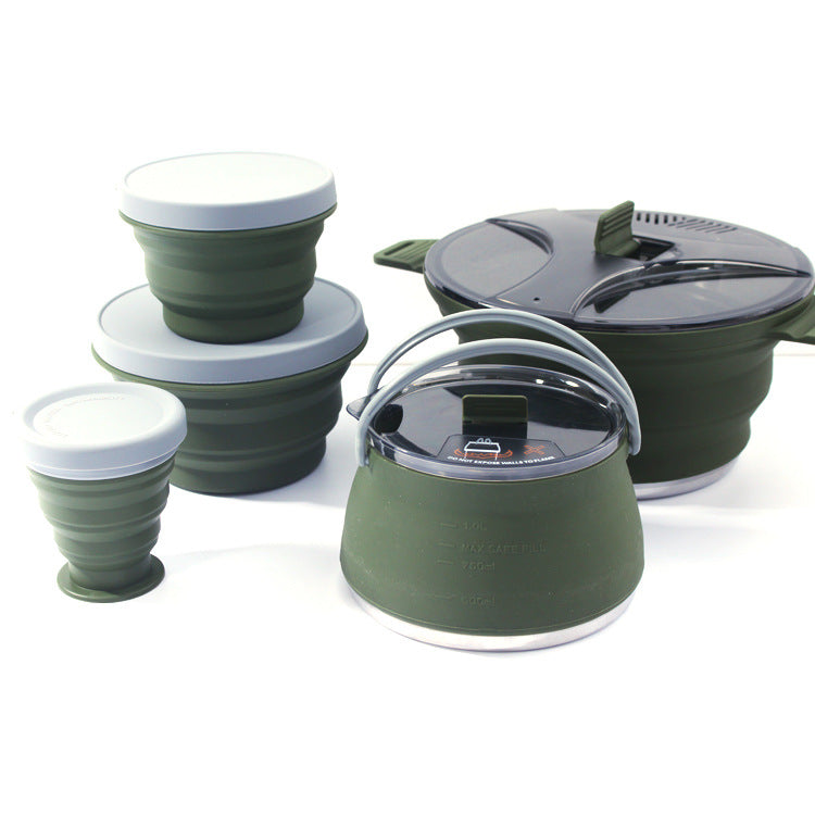 Load image into Gallery viewer, KinWild Portable Camping Cooking Pot Set