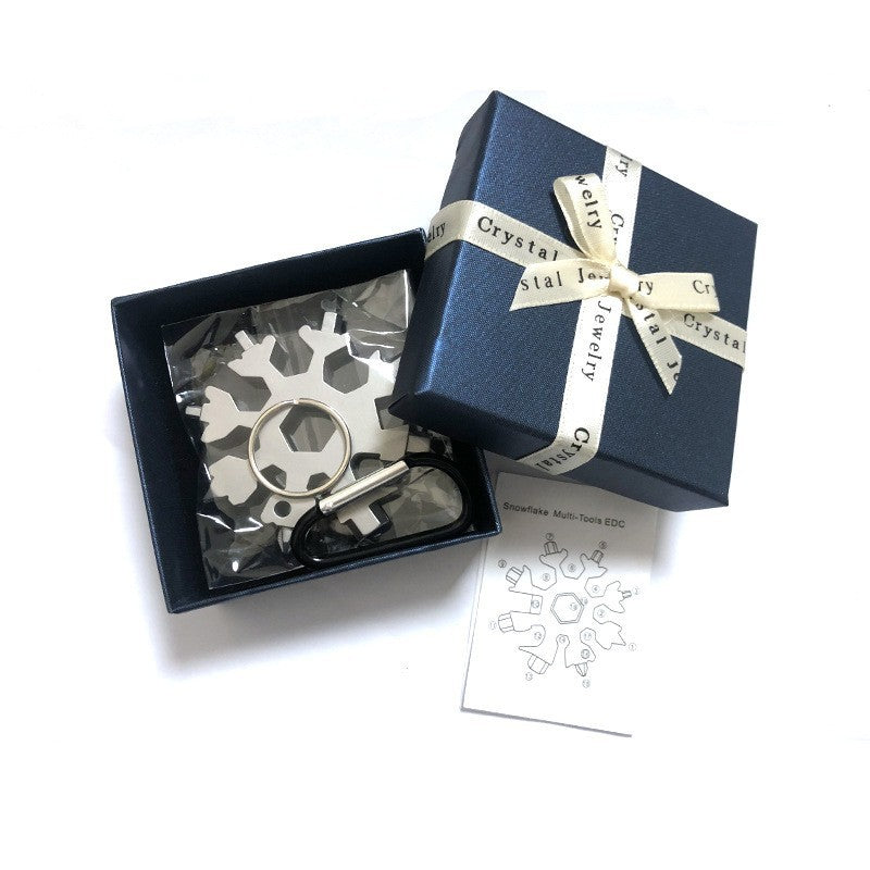 Load image into Gallery viewer, KinWild 18-in-1 Snowflake Multi-Tool Stainless Steel 5pcs