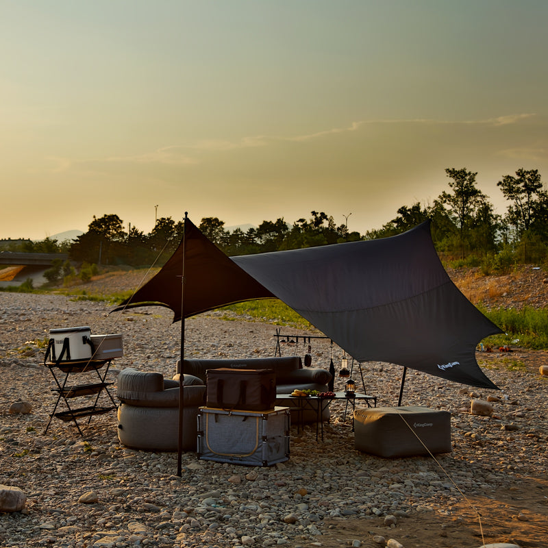 Load image into Gallery viewer, KingCamp Inflatable Loveseat With Foot Pump