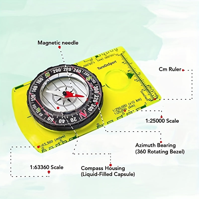 Load image into Gallery viewer, KinWild Stainless Steel Compass