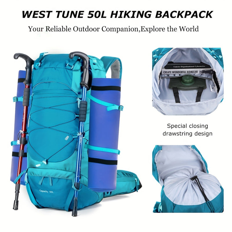 Load image into Gallery viewer, KinWild 50L Hiking Backpack