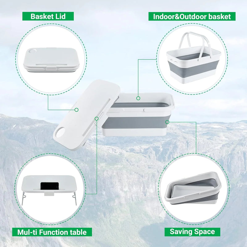 Load image into Gallery viewer, YETO Multi-Collapsible Picnic Basket