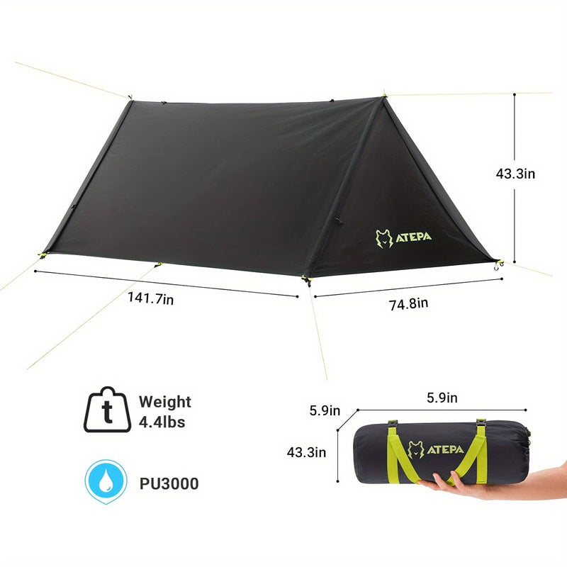 Load image into Gallery viewer, ATEPA Distaghil Sar Terkking Tent Military Curtain Tent, Solo Tent