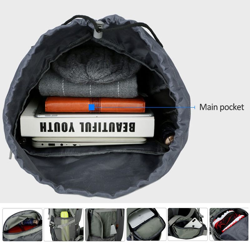 Load image into Gallery viewer, KinWild 75L Camping Hiking Backpacks With Rain Cover