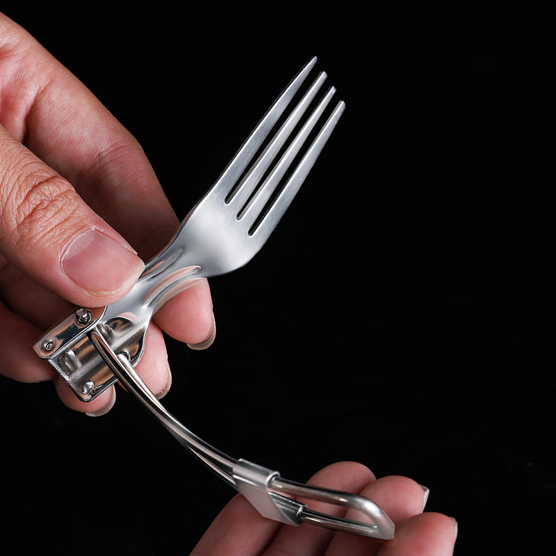 Load image into Gallery viewer, KinWild Travel Utensil Set Fork Steak Knives Folding