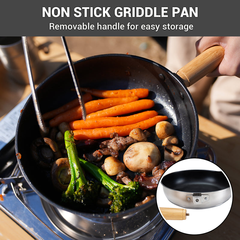 Load image into Gallery viewer, KingCamp Stainless Steel Cookware Set