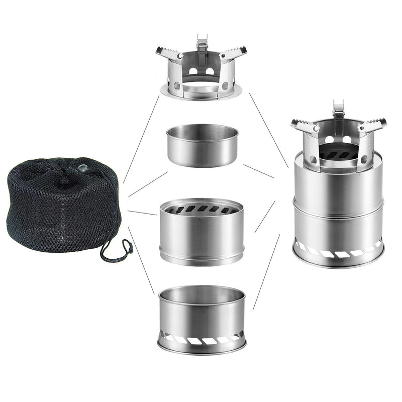 Load image into Gallery viewer, KinWild Stainless Steel Portable Stove