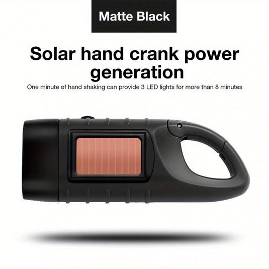 KinWild Hand Crank Radio with LED Flashlight