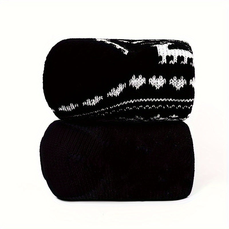 Load image into Gallery viewer, KinWild 2 Pairs Of Thick Warm Solid Crew Socks