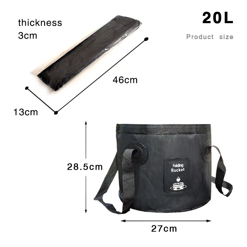 Load image into Gallery viewer, Filter Well Outdoor Camping Portable Electric Shower with 5Gallon Folding Bucket