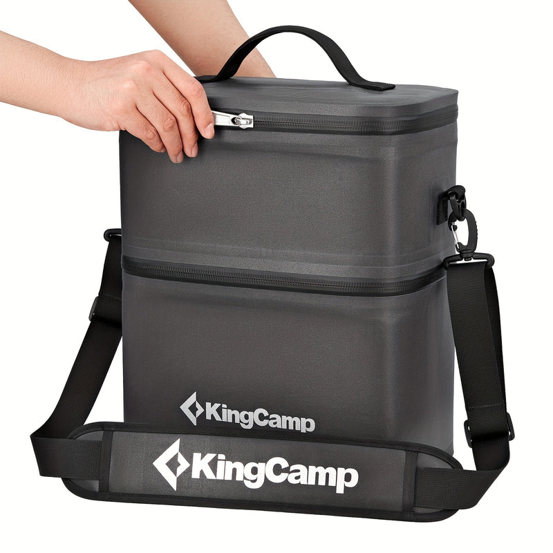 Load image into Gallery viewer, KingCamp LINDEMAN Double Layer Cooler Bag Insulated Leak Proof Soft Cooler Bag