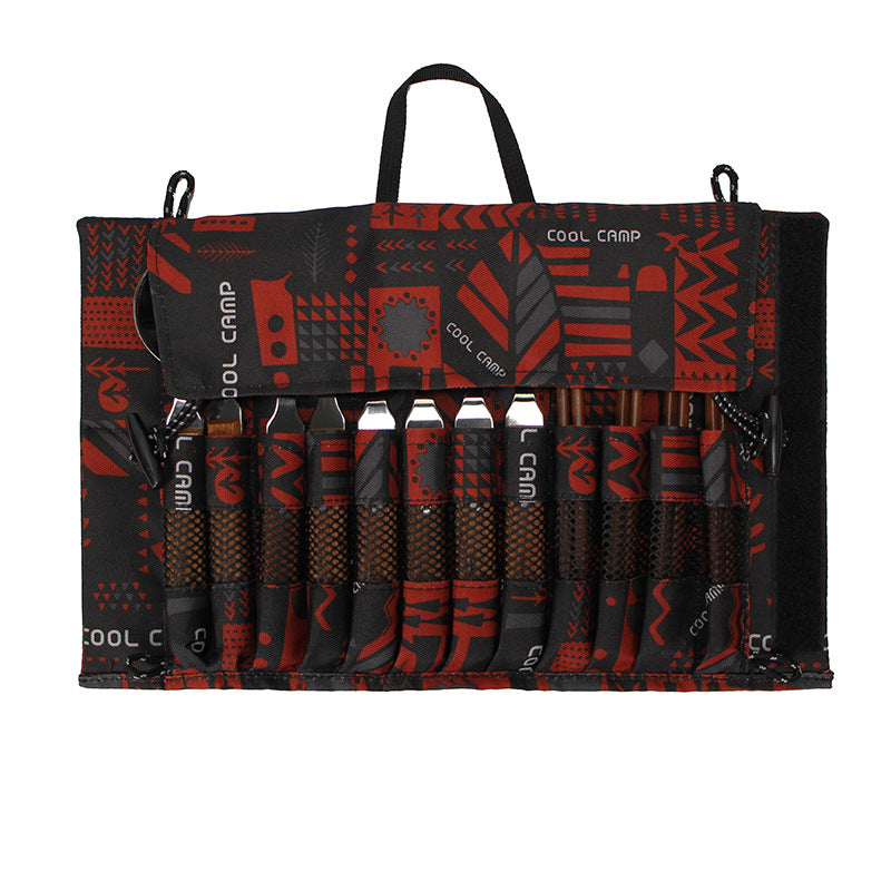 Load image into Gallery viewer, COOLCAMP 12pcs Cutlery Set Stainless Steel Tableware Set