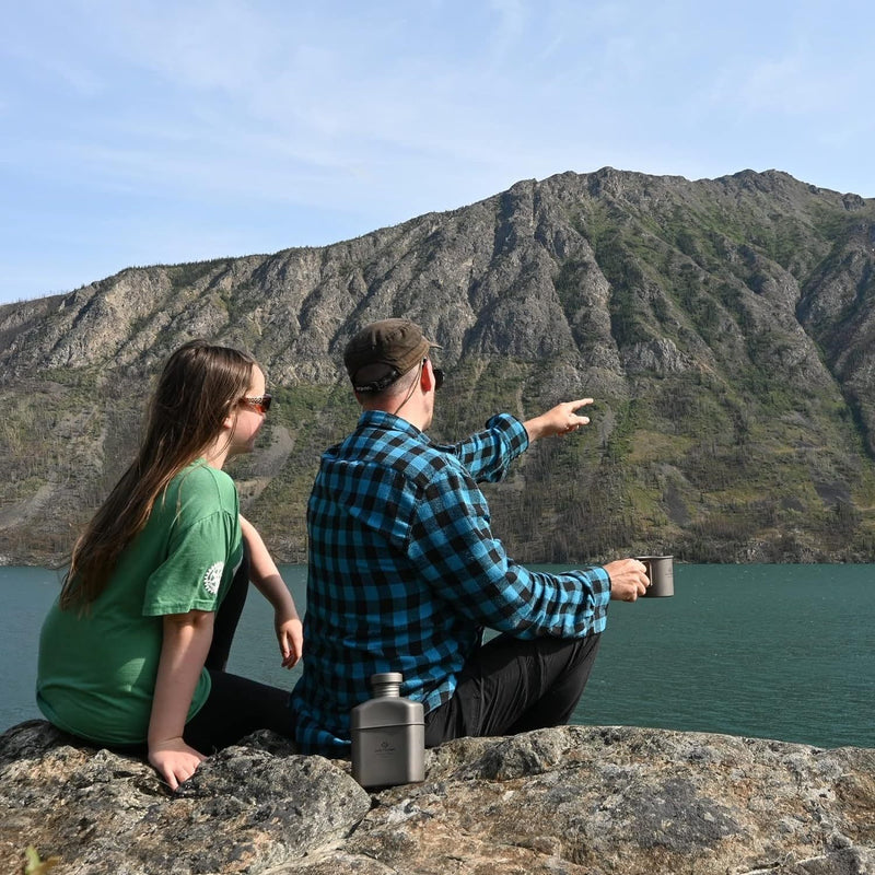 Load image into Gallery viewer, Cook'n'Escape Titanium Canteen, 3.3 gal (1 L)