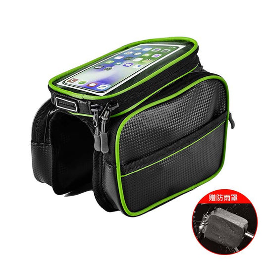 Large Capacity Rainproof Front Bag with Touch Screen Phone Holder