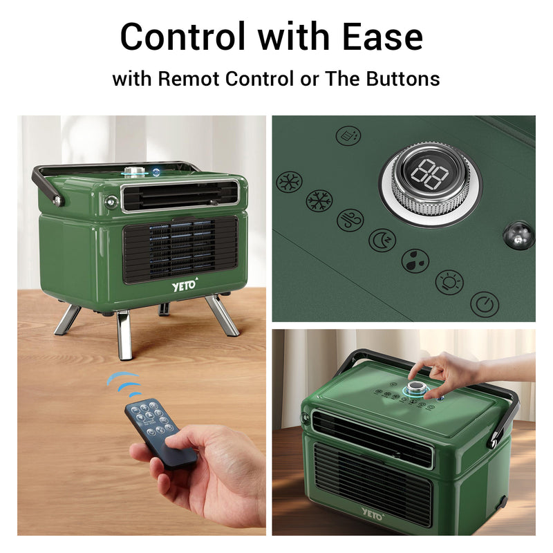 Load image into Gallery viewer, YETO Portable Air Conditioner 1800BTU Compact Air Cooler