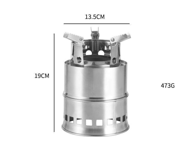 Load image into Gallery viewer, KinWild Stainless Steel Portable Stove