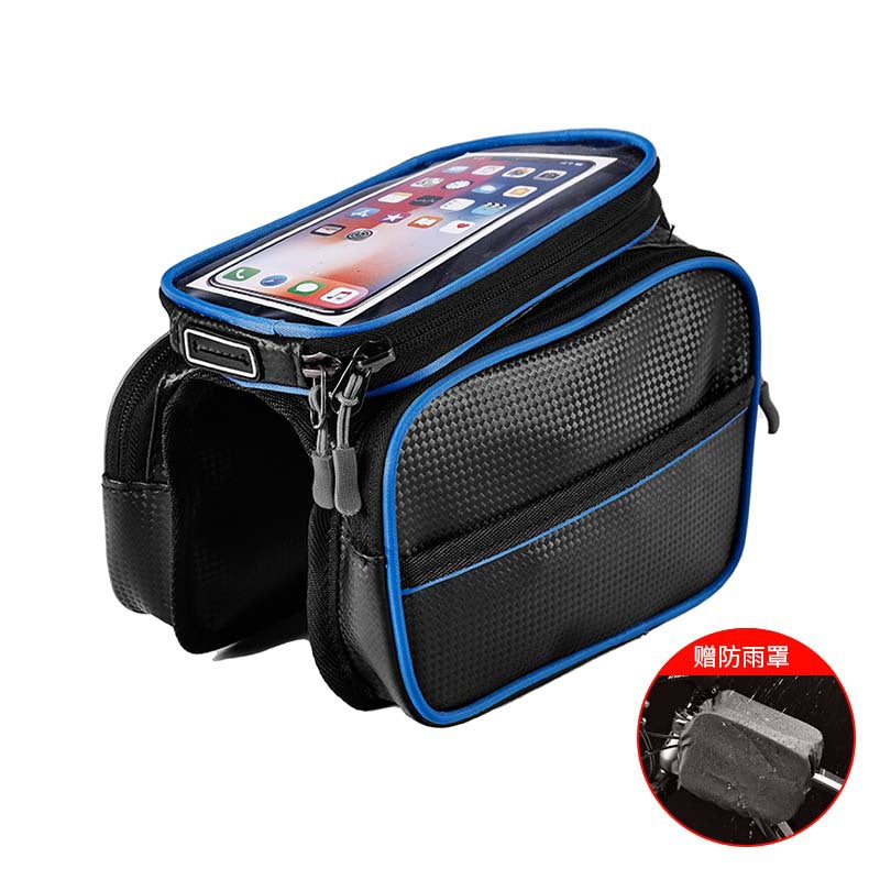 Load image into Gallery viewer, Large Capacity Rainproof Front Bag with Touch Screen Phone Holder