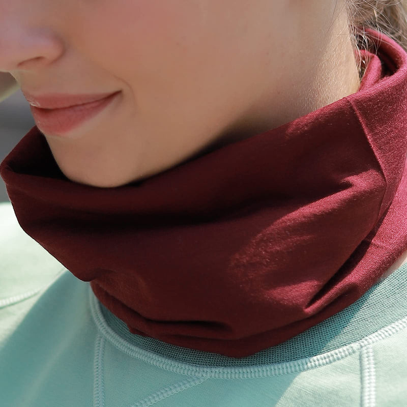 Cargue la imagen en el visor de la galería, METARINO Polainas de cuello Calentador de cuello de lana Mascarilla facial ligera