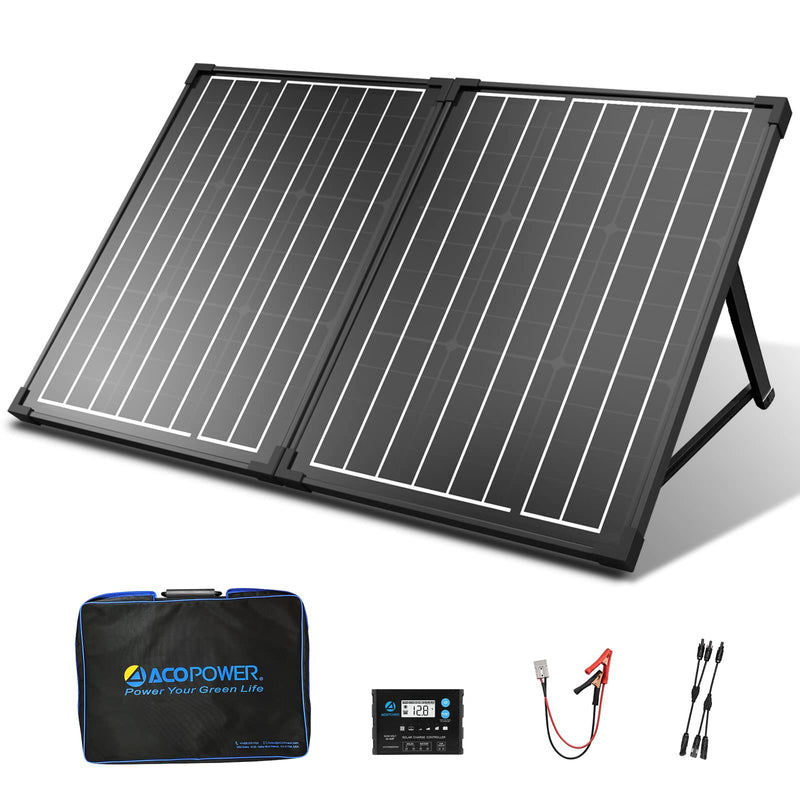 Cargue la imagen en el visor de la galería, ACOPOWER Portable Solar Panel Kit