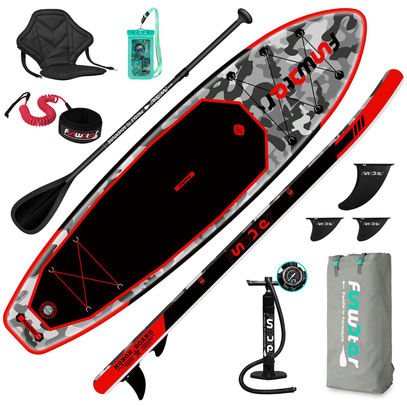 Load image into Gallery viewer, Camouflage Inflatable Stand Up Paddle Board 10'8inch