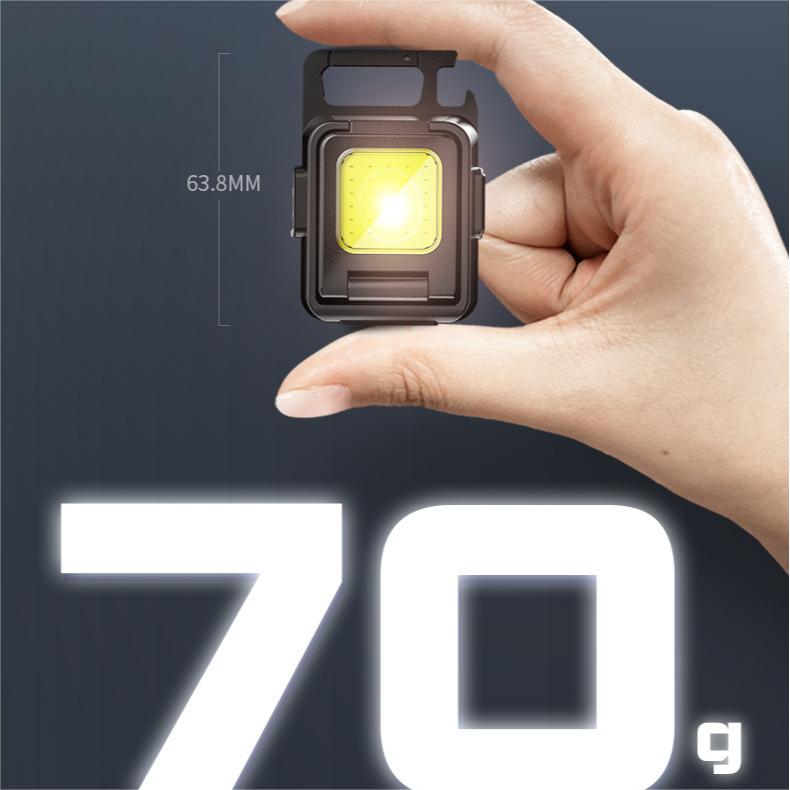 Load image into Gallery viewer, KinWild Keychain Mini LED Flashlight Double COB