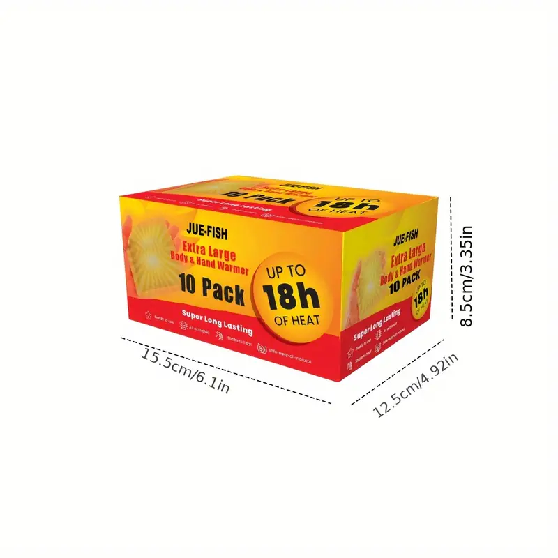 Load image into Gallery viewer, KinWild 10pcs/box, Self-heating Thermal Hand Warmers