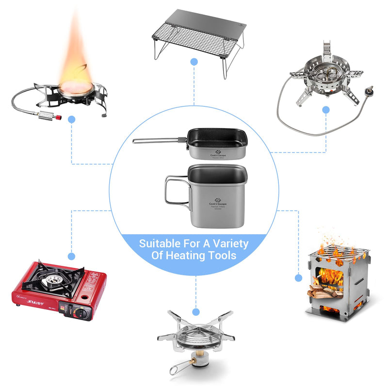 Load image into Gallery viewer, Cook'n'Escape Mount Logan Cookset Titanium cookset