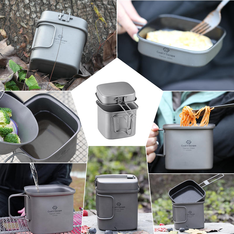 Load image into Gallery viewer, Cook'n'Escape Mount Logan Cookset Titanium cookset