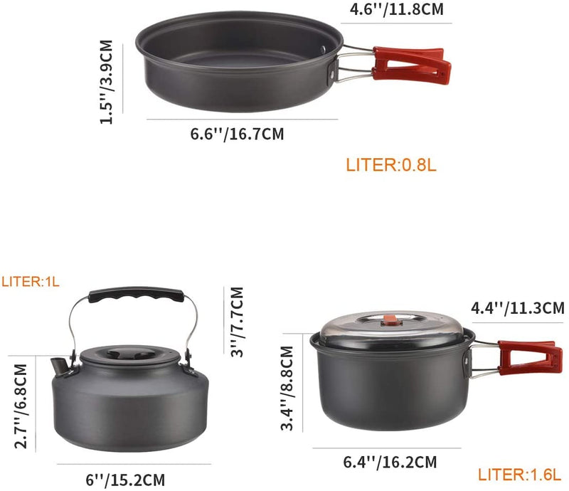 Load image into Gallery viewer, BULIN Camping Cookware C11N