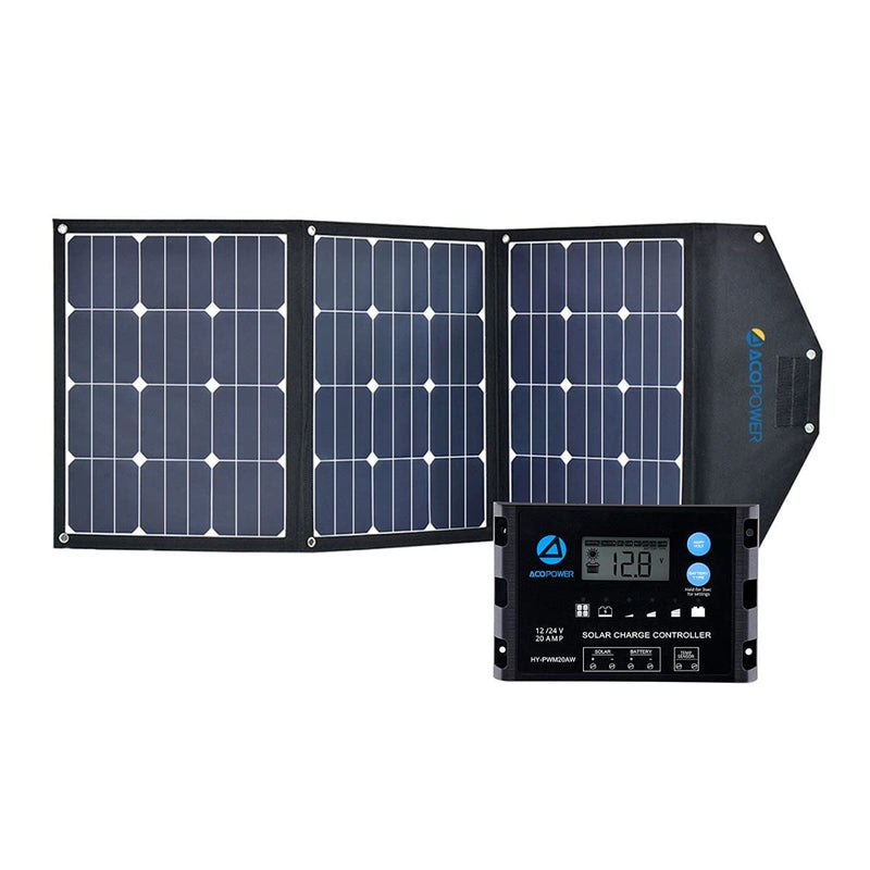 Load image into Gallery viewer, ACOPOWER Portable Solar Panel Foldable Solar Panel Suitcase