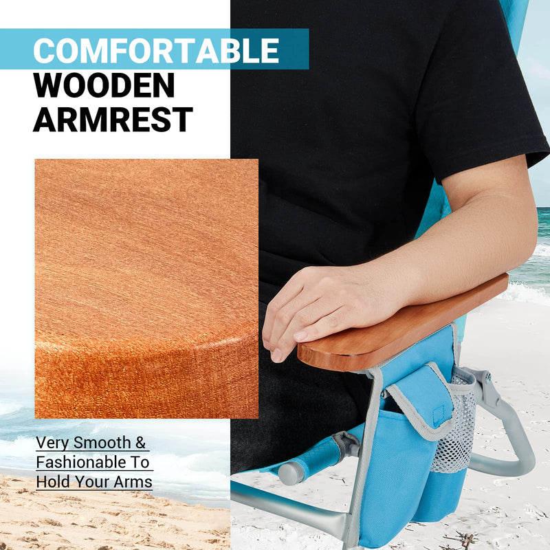 Load image into Gallery viewer, WEJOY Beach Chair L Set of 2 Blue