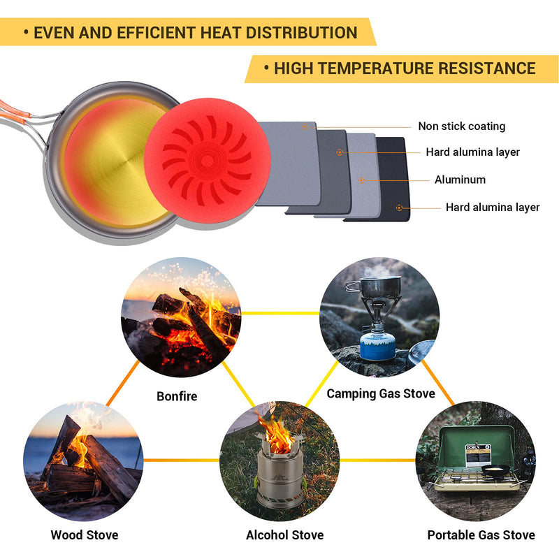 Load image into Gallery viewer, BULIN Camping Cookware Mess Kit