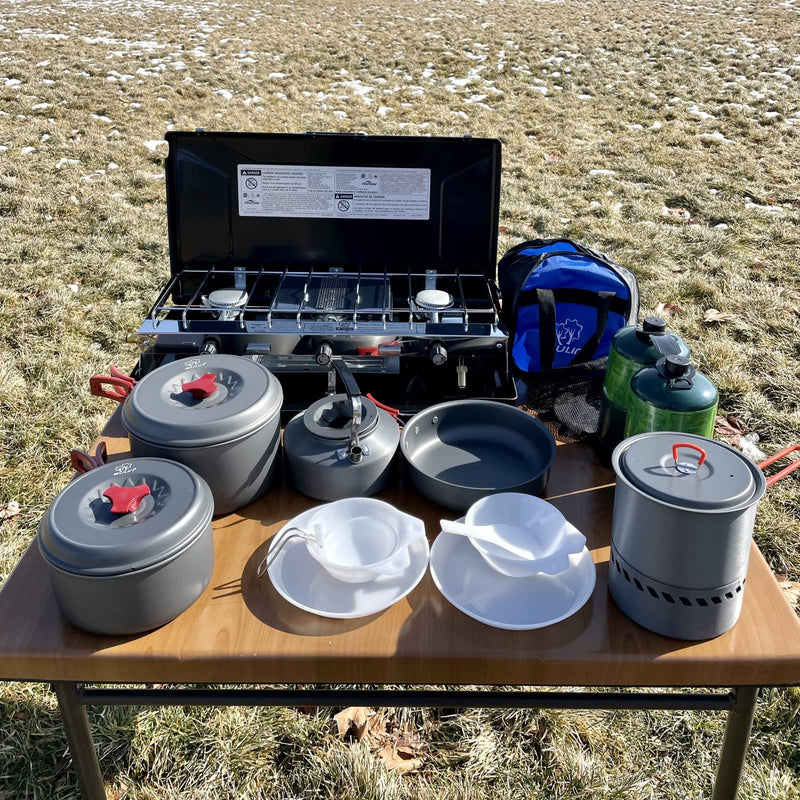 Load image into Gallery viewer, BULIN Camping Cookware Mess Kit