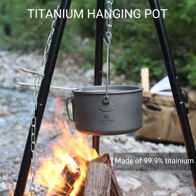 Load image into Gallery viewer, Cook'n'Escape Mountain Top Pot Titanium Pot