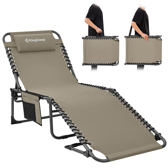 KingCamp Outdoor Chaise Lounge Chair