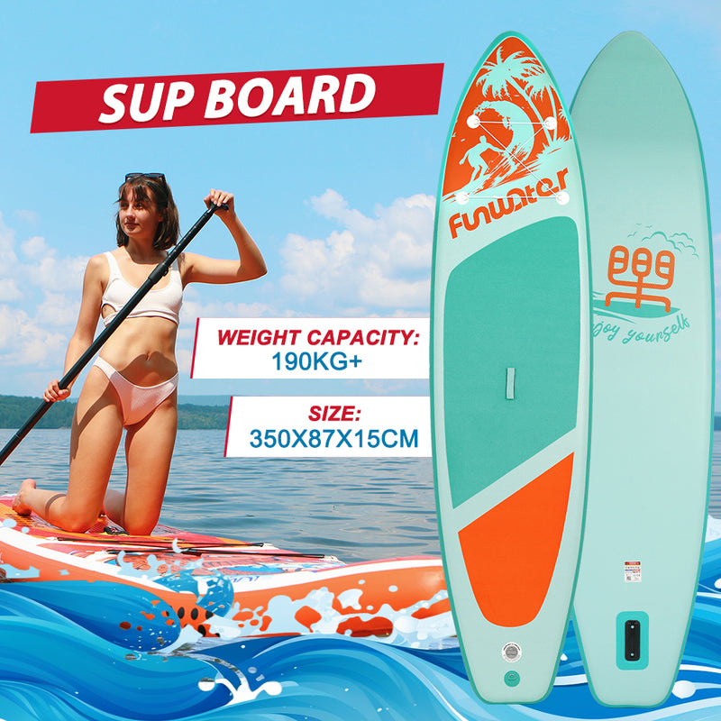 Load image into Gallery viewer, FunWater Inflatable Stand Up Paddle Board SUP Board