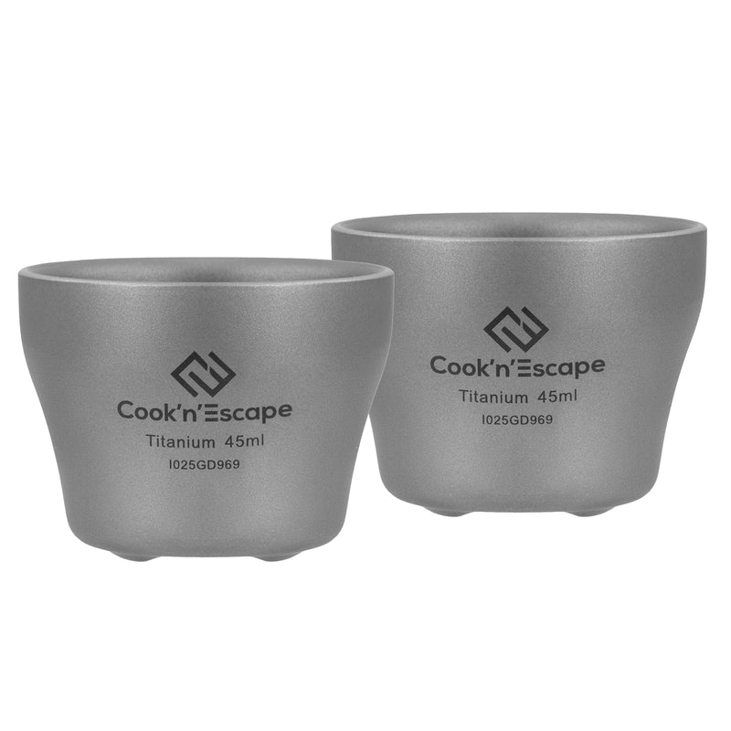 Load image into Gallery viewer, Cook'n'Escape Polar Night Drinking Cups Titanium Drinking Cups