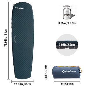 Load image into Gallery viewer, KingCamp WAVE LIGHT Self-inflatable Pad