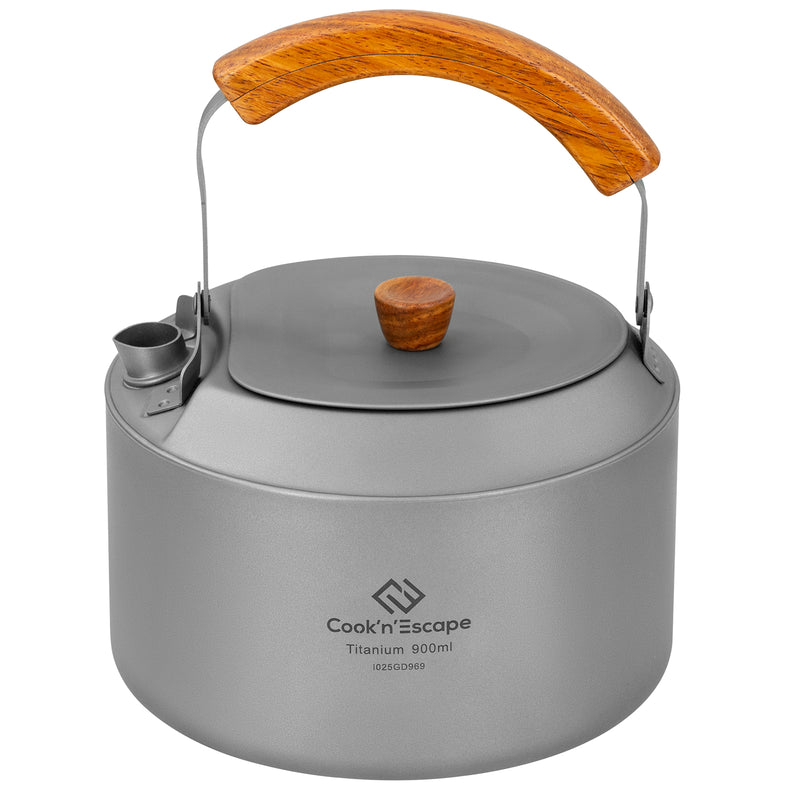 Load image into Gallery viewer, Cook'n'Escape Polar Night Kettle Titanium Kettle
