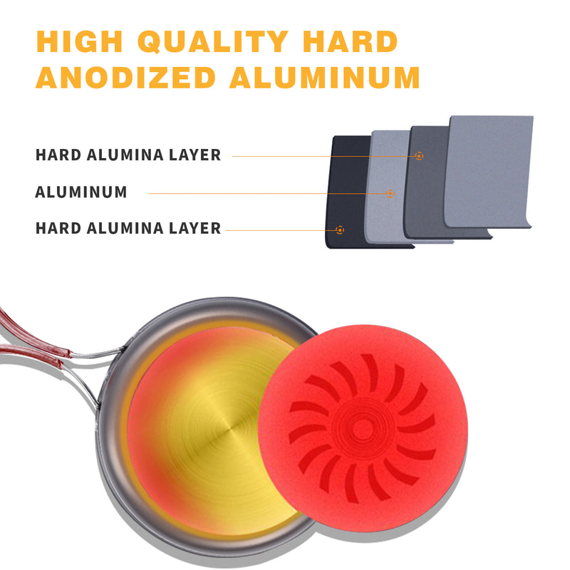 Cargue la imagen en el visor de la galería, KingCamp Climber III Hard-anodized Aluminum Cookware Set