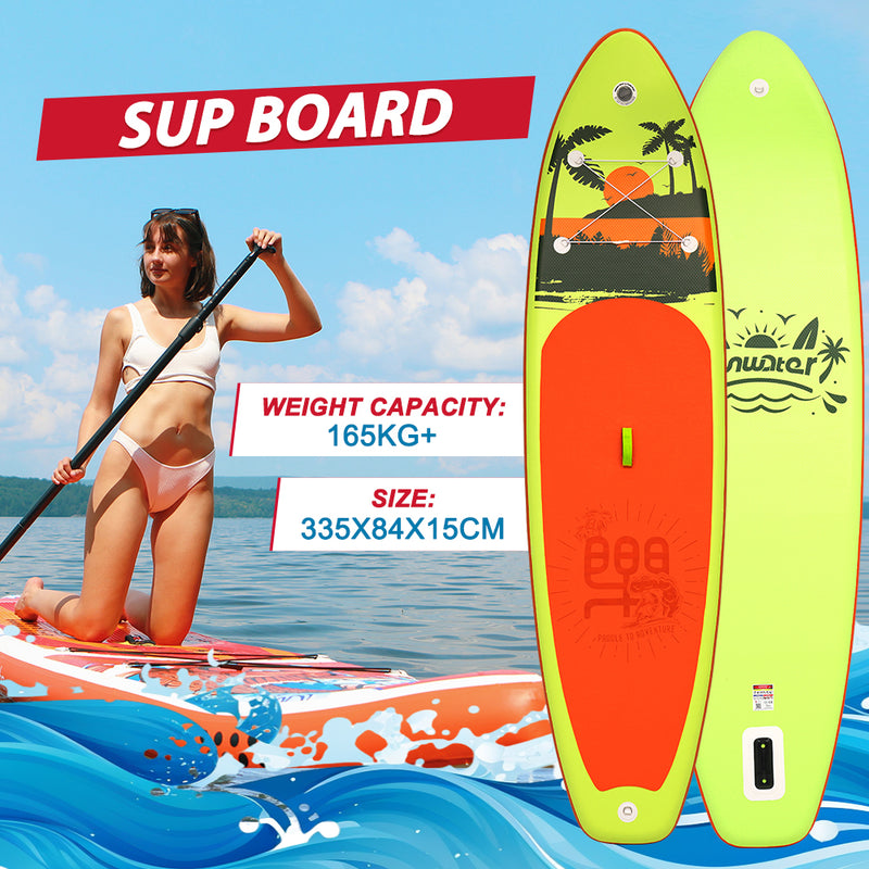 Load image into Gallery viewer, FunWater Inflatable Stand Up Paddle Board Surfboard 335cm
