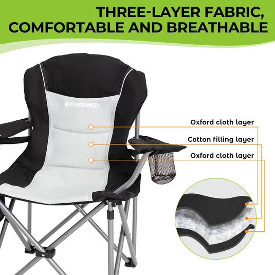 FUNDANGO Comfort Armschair Oversized Camping Chair